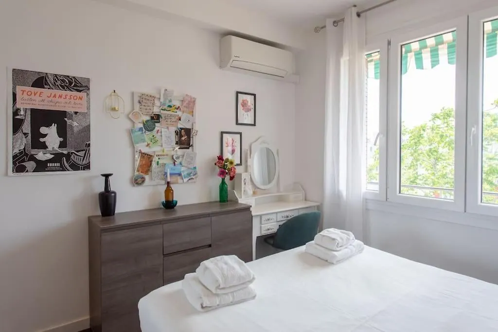 니스 L27 2P Jasmins Sea View Parking & Ac 아파트 프랑스